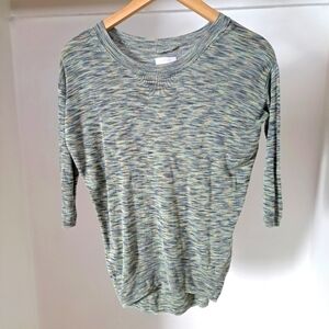 Wilfred | Green speckled half sleeve sweater